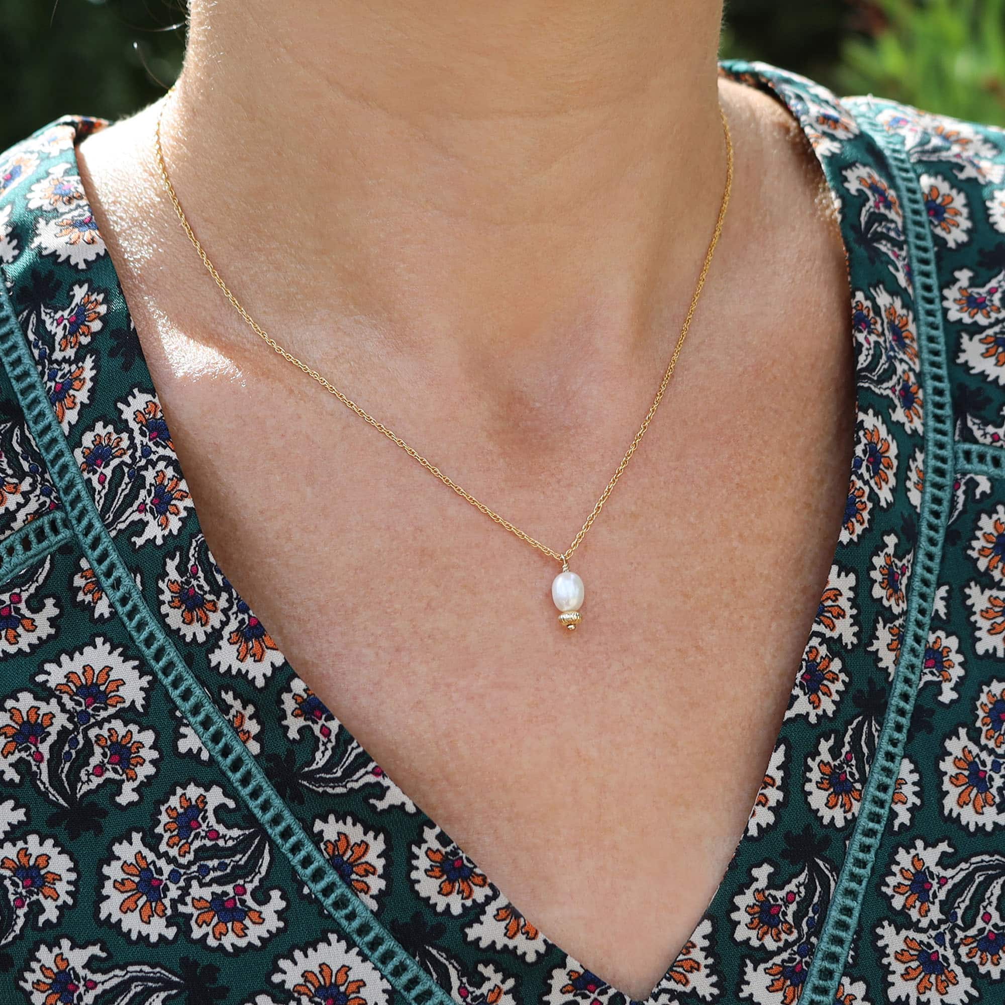 Collier Chic En Métal Couleur Vieil Or – Garanti Sans Nickel, Neuf Avec étiquettes